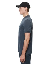 Marc O'Polo Shirt Poloshirt (OCS) Dunkelblau/Blau/Grau/Hellblau