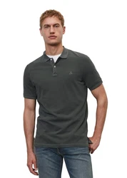 Marc O'Polo Shirt Poloshirt (OCS) Dunkelgrün/Grau