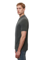 Marc O'Polo Shirt Poloshirt (OCS) Dunkelgrün/Grau