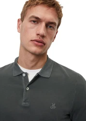 Marc O'Polo Shirt Poloshirt (OCS) Dunkelgrün/Grau