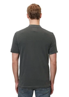 Marc O'Polo Shirt Poloshirt (OCS) Dunkelgrün/Grau