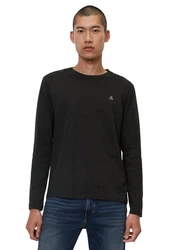 Marc O'Polo Langarmshirt Schwarz/Rot