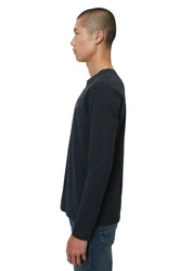 Marc O'Polo Langarmshirt Schwarz/Dunkelblau/Blau