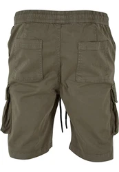 Urban Classics Herren Drawstring Cargo Shorts Dunkelgrün/Khaki