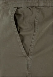 Urban Classics Herren Drawstring Cargo Shorts Dunkelgrün/Khaki
