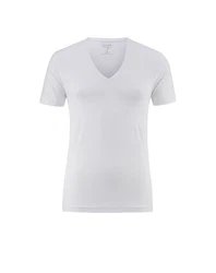OLYMP T-Shirt V-Shirt Grau/Weiß/Creme