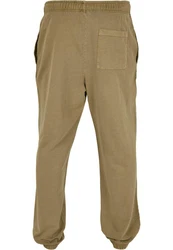 Urban Classics Stoffhose Overdyed Sweatpants Khaki/Dunkelgrün