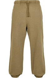 Urban Classics Stoffhose Overdyed Sweatpants Khaki/Dunkelgrün