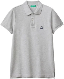 Poloshirt mit groem Label-Badge