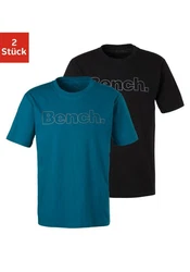 Bench. Loungewear T-Shirt mit Logoprint 