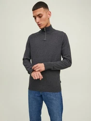 JACK & JONES Pullover 'JJEEmil' anthrazit
