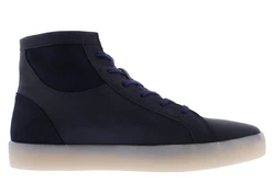 softinos Schnürstiefel Dunkelblau/Blau