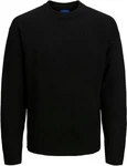 Jack & Jones Rundhalspullover JOROLLIE KNIT CREW NECK Schwarz