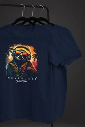 Neverless Print-Shirt Herren T-Shirt Musik DJ Chill Faultier Dunkelblau/Rosa/Gelb/Braun/Blau