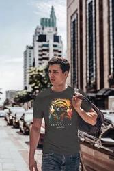 Neverless Print-Shirt Herren T-Shirt Musik DJ Chill Faultier Rosa/Braun/Rot/Gelb/Grau/Schwarz