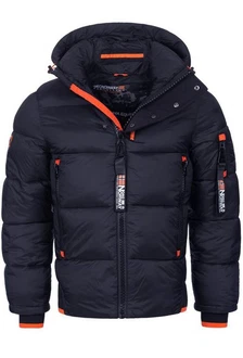 Geographical Norway Steppjacke Herren Winter Jacke Parka Outdoor Dunkelblau