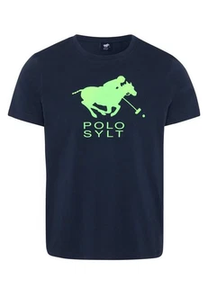 Polo Sylt Print-Shirt Logo-Symbol 