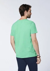 Polo Sylt Print-Shirt Logo-Symbol Hellgrün/Grün