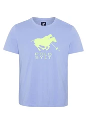 Polo Sylt Print-Shirt Logo-Symbol 