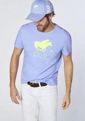 Polo Sylt Print-Shirt Logo-Symbol 