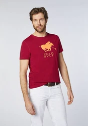 Polo Sylt Print-Shirt Logo-Symbol 