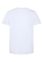 Polo Sylt Print-Shirt Logo-Symbol Grau/Braun/Silber