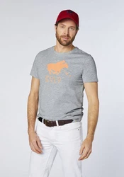 Polo Sylt Print-Shirt Logo-Symbol 