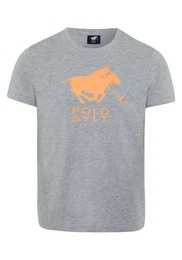 Print-Shirt mit gedrucktem Logo-Symbol