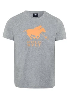 Polo Sylt Print-Shirt Logo-Symbol 