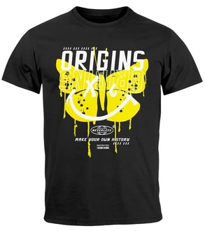Neverless Print-Shirt Herren T-Shirt Aufdruck Schmetterling Butterfly Make Your Own History Lila/Dunkelgrau/Gelb/Schwarz/Orange