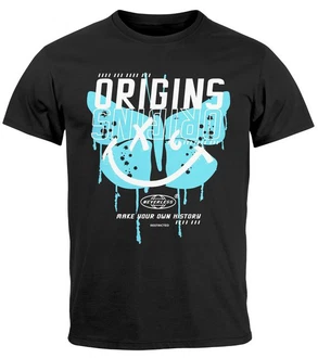 Neverless Print-Shirt Herren T-Shirt Aufdruck Schmetterling Butterfly Make Your Own History