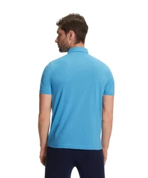 FALKE Poloshirt Hellblau/Blau/Dunkelblau