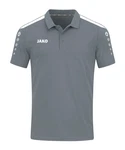 Jako T-Shirt Power Poloshirt Grau/Dunkelblau/Dunkelgrau Jako T-Shirt Power Poloshirt Grau/Dunkelblau/Dunkelgrau