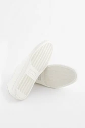 Next Lederturnschuhe Sneaker Weiß/Creme