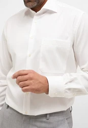 Eterna Langarmhemd COMFORT FIT NON IRON Weiß/Creme