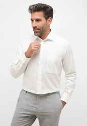 Eterna Langarmhemd COMFORT FIT NON IRON Weiß/Creme