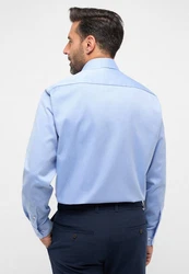Eterna Langarmhemd COMFORT FIT NON IRON Hellblau