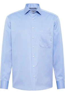 Eterna Langarmhemd COMFORT FIT NON IRON Hellblau