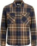 JACK & JONES Hemd JJEddie Overshirt Braun/Beige