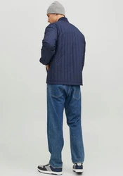 Jack & Jones Steppjacke JJECITY LINER JACKET NOOS Dunkelblau/Blau