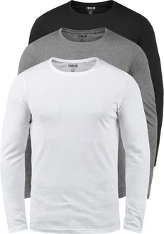 !Solid Rundhalsshirt SDBasal Langarmshirts 