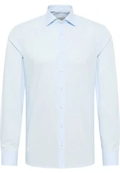 Eterna Businesshemd Slim Fit Langarm Hellblau