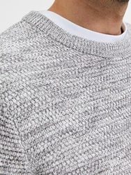 SELECTED HOMME Pullover Vince Grau/Hellgrau