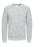 SELECTED HOMME Pullover Vince Grau/Hellgrau