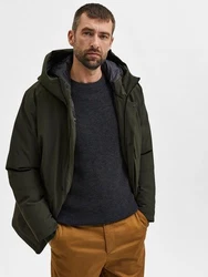 SELECTED HOMME Pullover Vince Dunkelblau/Grau/Dunkelgrau