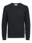 SELECTED HOMME Pullover Vince Dunkelblau/Grau/Dunkelgrau