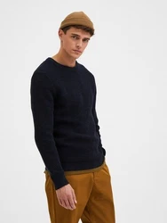 SELECTED HOMME Pullover Vince nachtblau