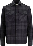 Jack & Jones Karohemd JPRROY CHECK OVERSHIRT L/S SN Schwarz/Dunkelblau/Dunkelgrau/Grau/Rot
