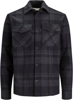 Jack & Jones Karohemd JPRROY CHECK OVERSHIRT L/S SN Schwarz/Dunkelblau/Dunkelgrau/Grau/Rot Jack & Jones Karohemd JPRROY CHECK OVERSHIRT L/S SN Schwarz/Dunkelblau/Dunkelgrau/Grau/Rot