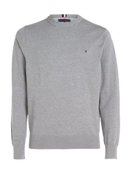 Tommy Hilfiger Rundhalspullover 1985 CREW NECK SWEATER grau